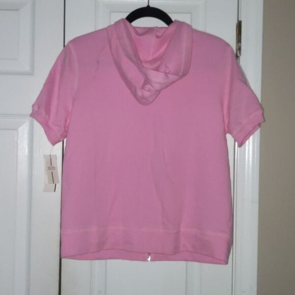 Silver Wear pink zip up hoodie  Sz M NWT - Picture 6 of 7
